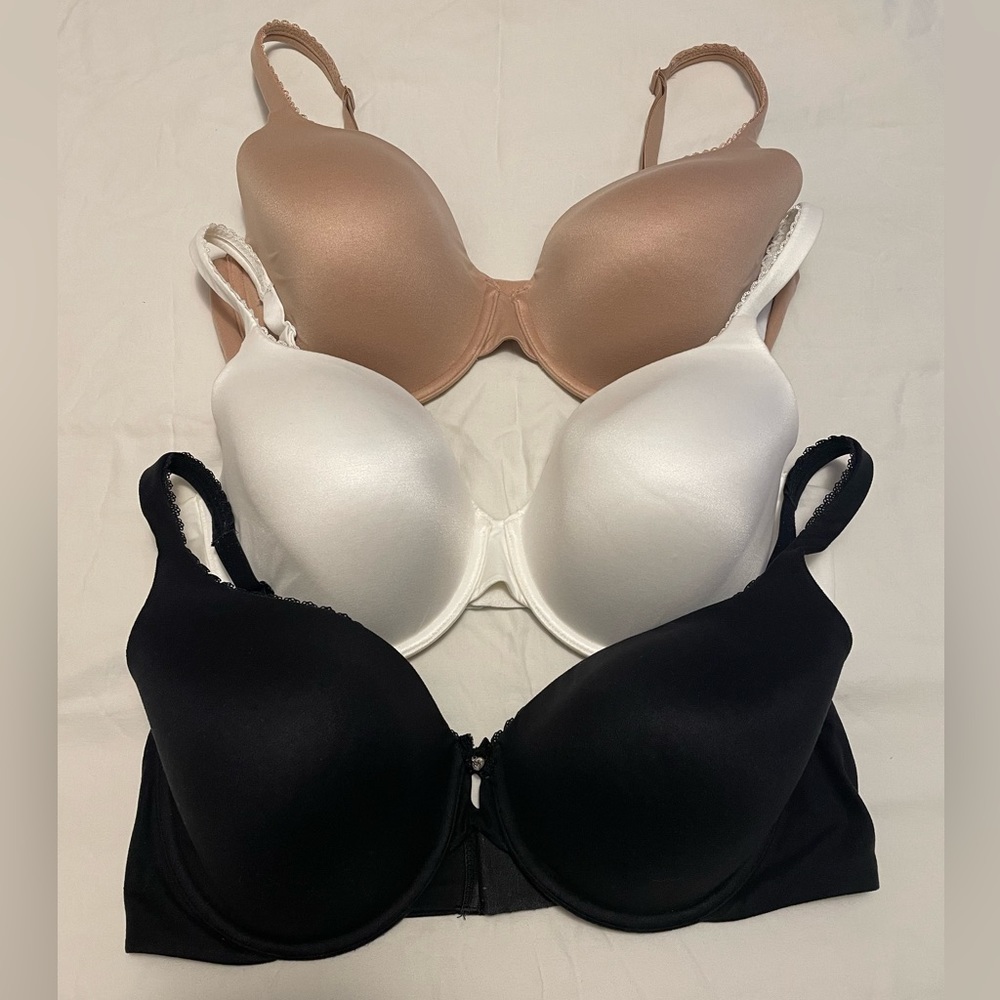 Victoria’s Secret-Body by Victoria-Lined Perfect Coverage-3 options-size 36DD